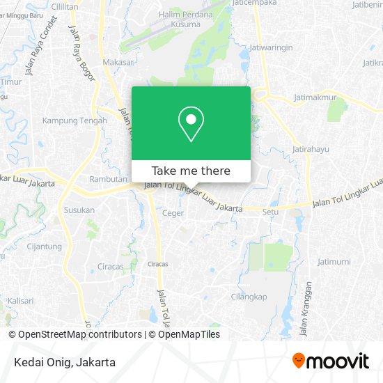 Kedai Onig map