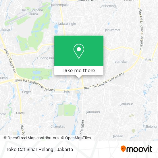Toko Cat Sinar Pelangi map