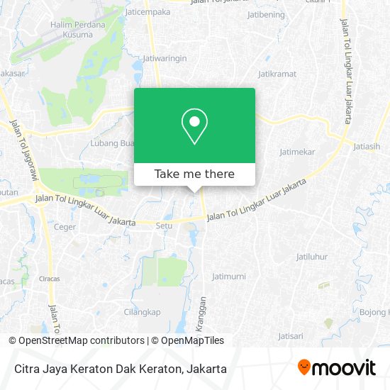 Citra Jaya Keraton Dak Keraton map