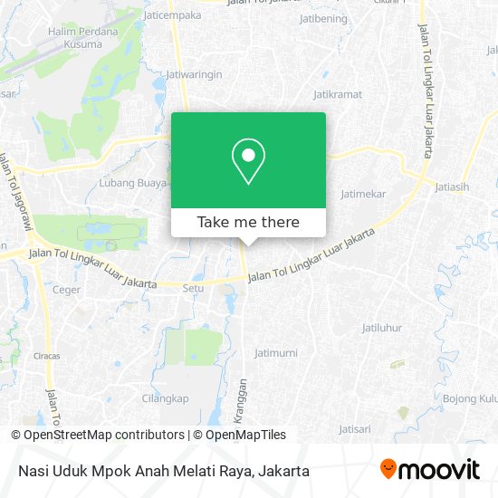 Nasi Uduk Mpok Anah Melati Raya map