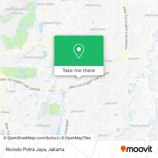 Ricindo Putra Jaya map