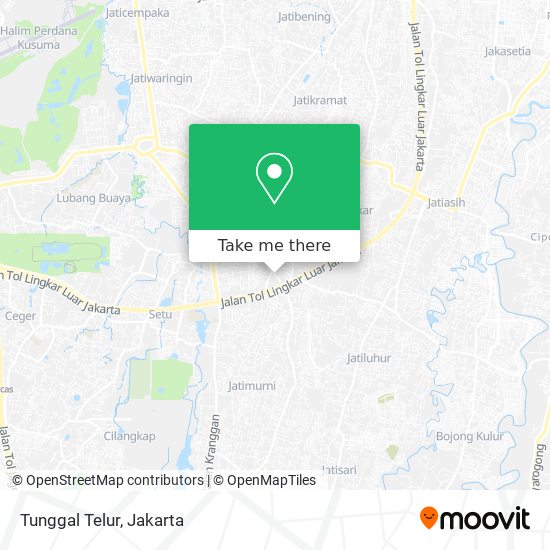 Tunggal Telur map