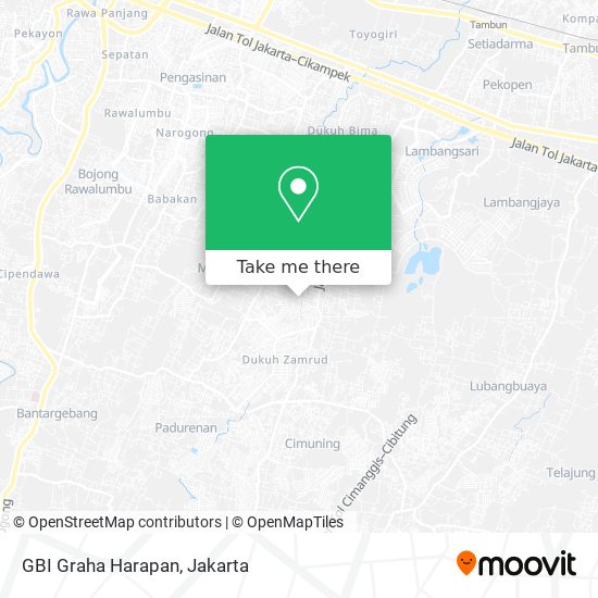 GBI Graha Harapan map