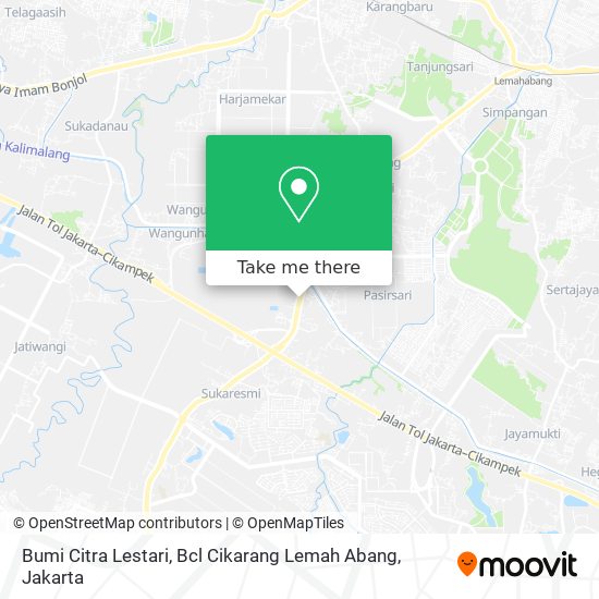 Bumi Citra Lestari, Bcl Cikarang Lemah Abang map