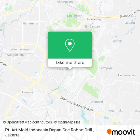 Pt. Art Mold Indonesia Depan Cnc Robbo Drill. map