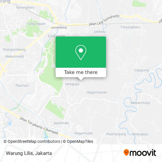 Warung Lilis map