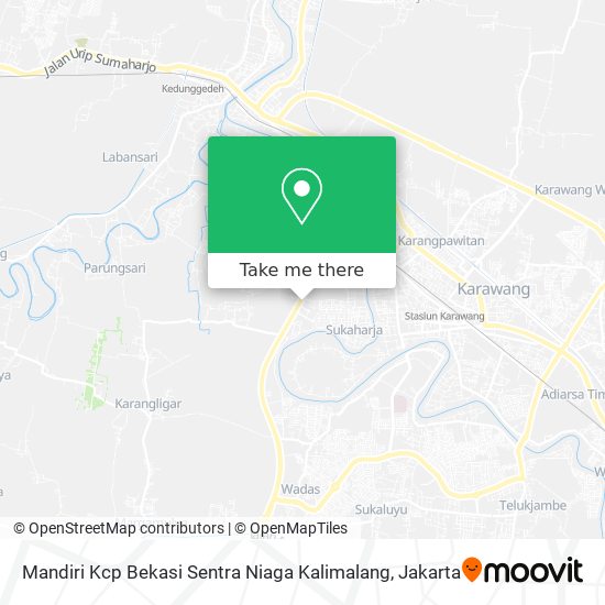 Mandiri Kcp Bekasi Sentra Niaga Kalimalang map