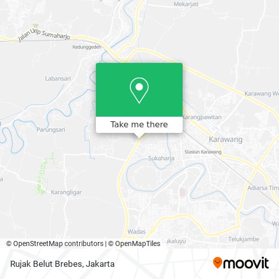 Rujak Belut Brebes map