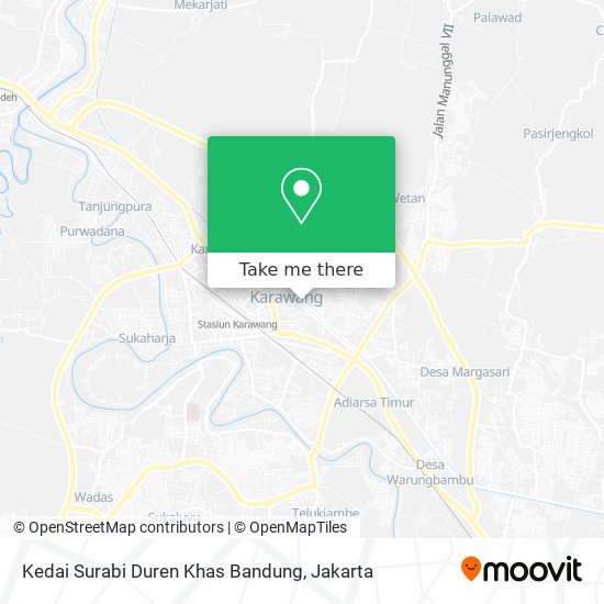 Kedai Surabi Duren Khas Bandung map