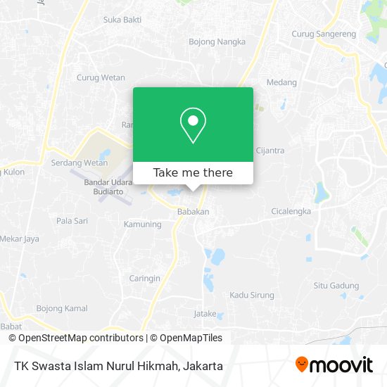 TK Swasta Islam Nurul Hikmah map