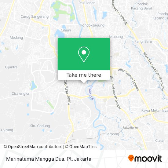 Marinatama Mangga Dua. Pt map