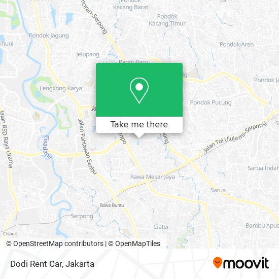 Dodi Rent Car map