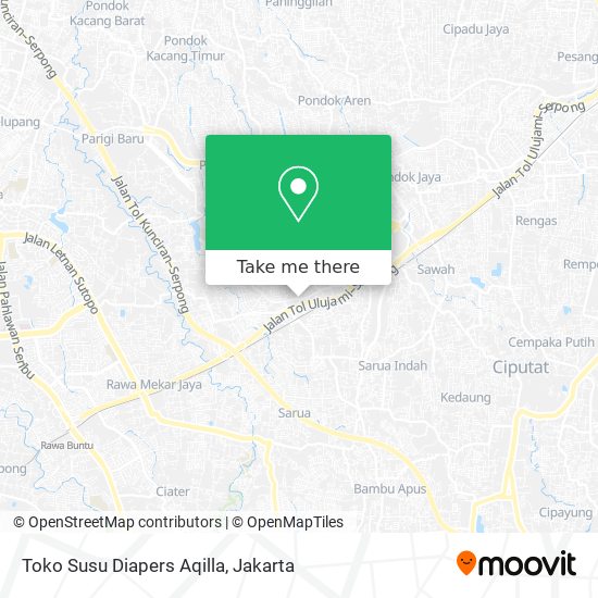 Toko Susu Diapers Aqilla map