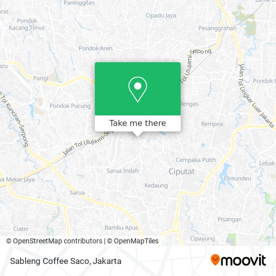 Sableng Coffee Saco map