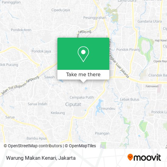 Warung Makan Kenari map