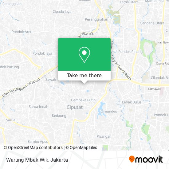 Warung Mbak Wik map