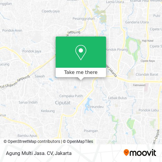 Agung Multi Jasa. CV map