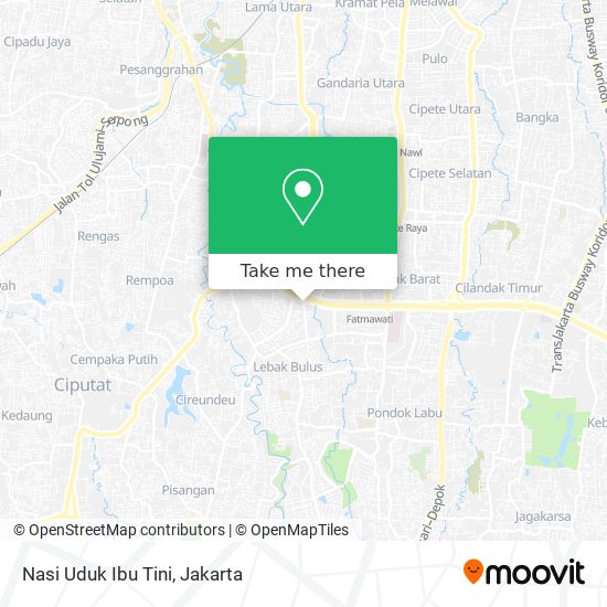 Nasi Uduk Ibu Tini map