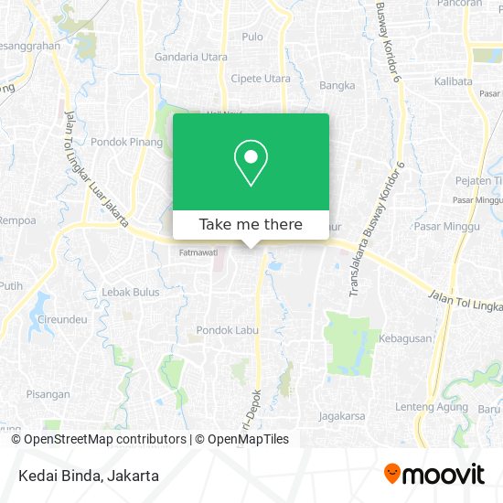 Kedai Binda map