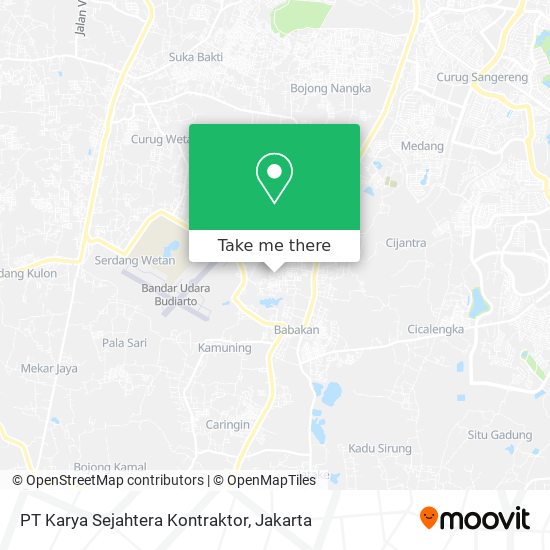 PT Karya Sejahtera Kontraktor map