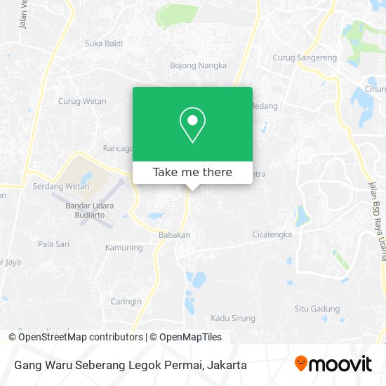 Gang Waru Seberang Legok Permai map
