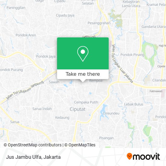 Jus Jambu Ulfa map