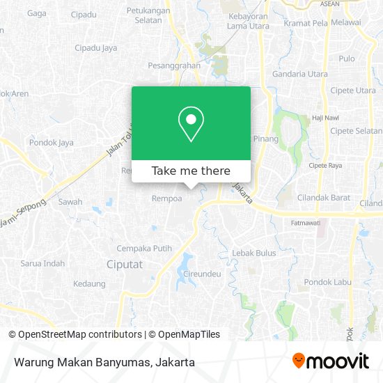 Warung Makan Banyumas map