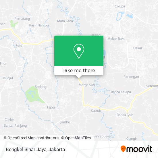 Bengkel Sinar Jaya map