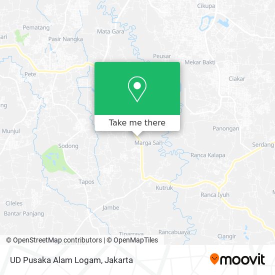 UD Pusaka Alam Logam map