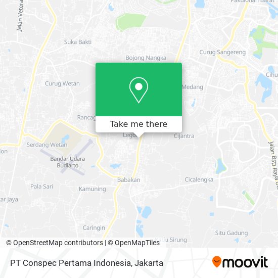 PT Conspec Pertama Indonesia map