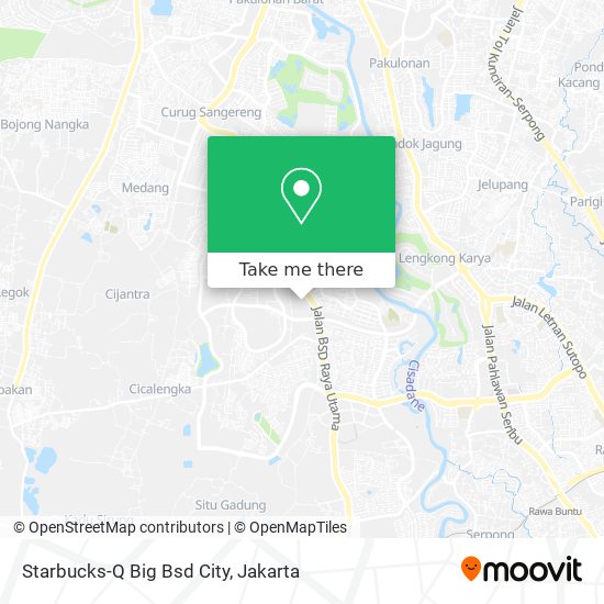 Starbucks-Q Big Bsd City map