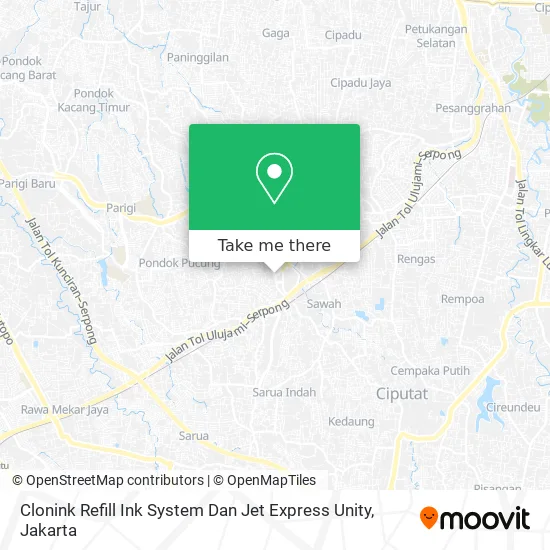 Clonink Refill Ink System Dan Jet Express Unity map