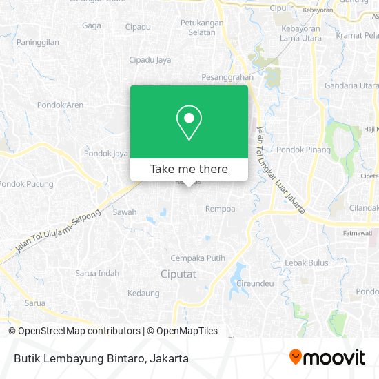 Butik Lembayung Bintaro map