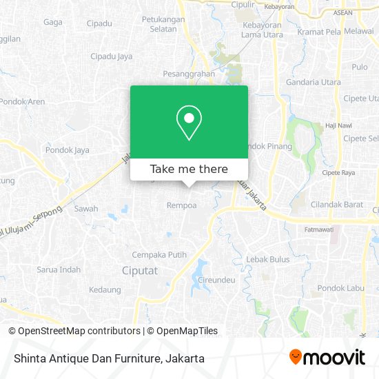 Shinta Antique Dan Furniture map