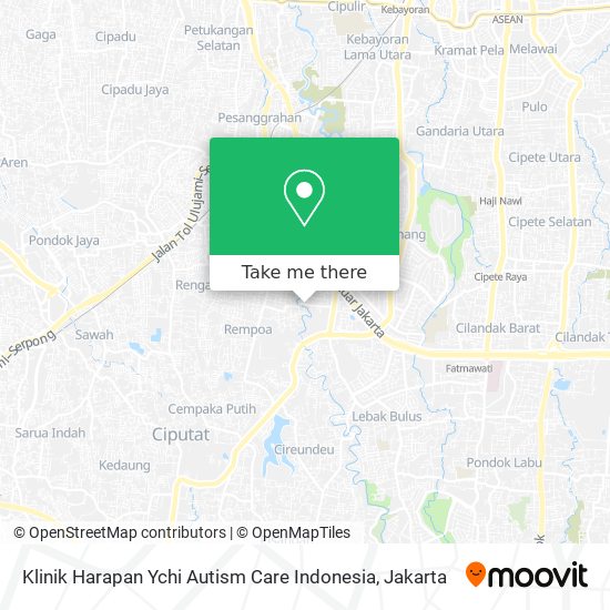 Klinik Harapan Ychi Autism Care Indonesia map
