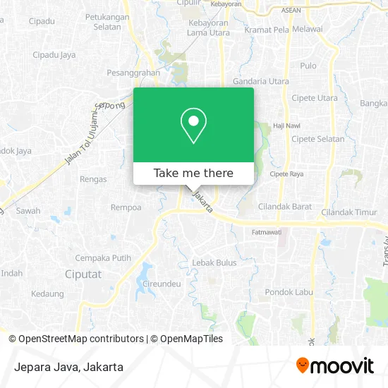 Jepara Java map
