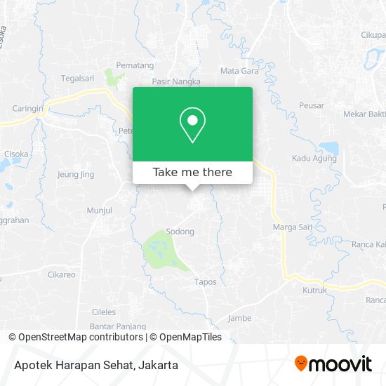 Apotek Harapan Sehat map