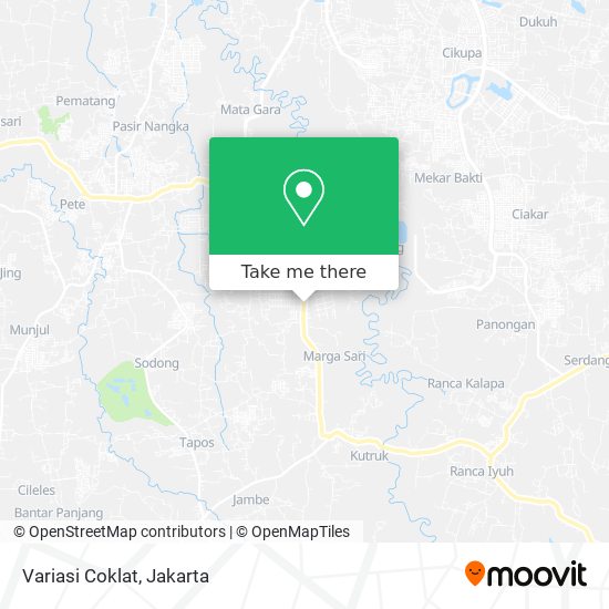 Variasi Coklat map