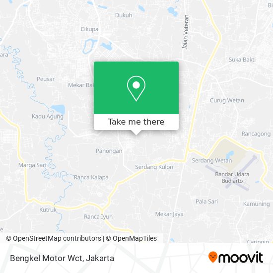 Bengkel Motor Wct map