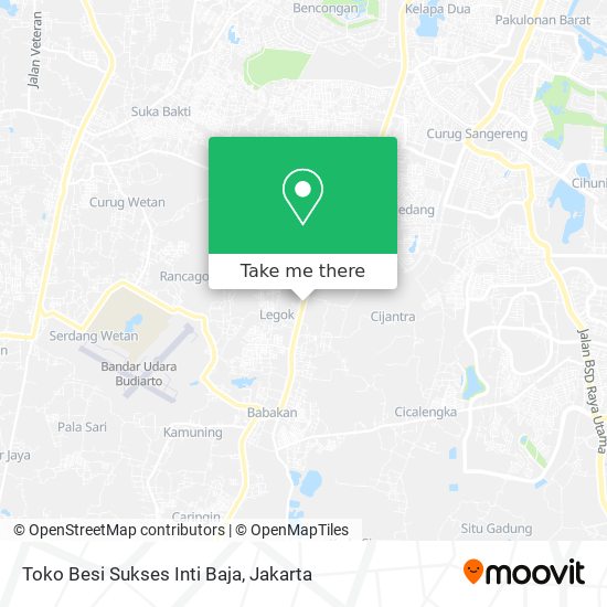 Toko Besi Sukses Inti Baja map