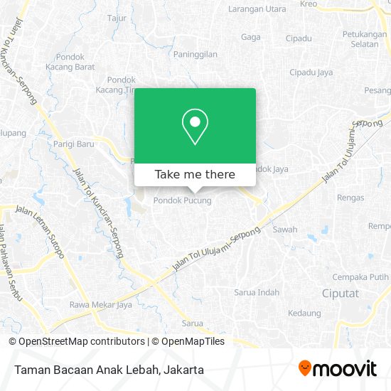 Taman Bacaan Anak Lebah map