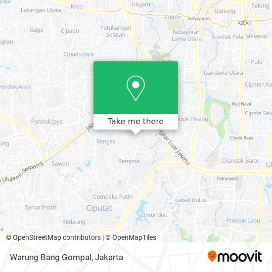 Warung Bang Gompal map