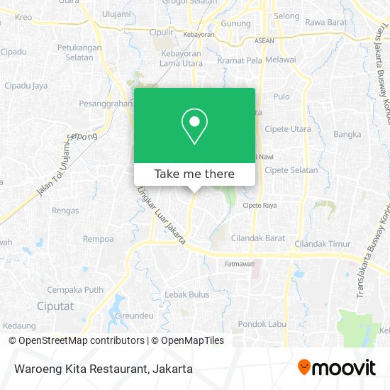 Waroeng Kita Restaurant map