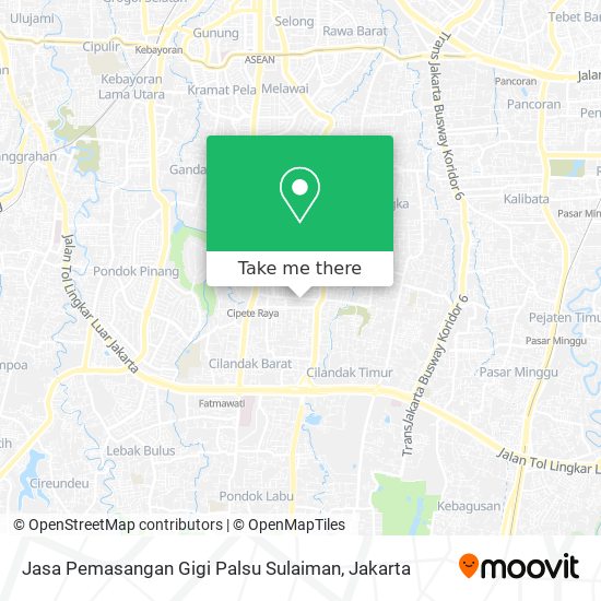 Jasa Pemasangan Gigi Palsu Sulaiman map