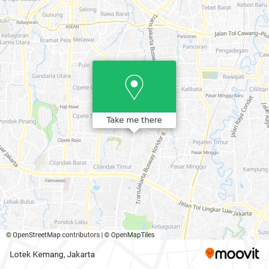 Lotek Kemang map