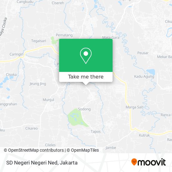 SD Negeri Negeri Ned map