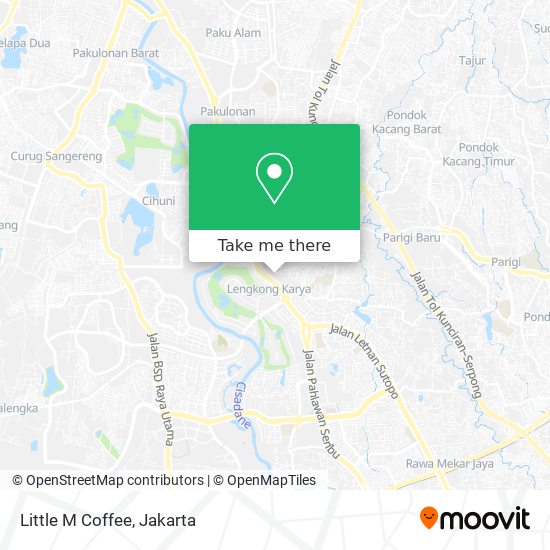 Little M Coffee map