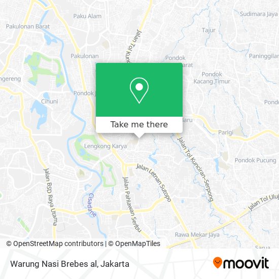 Warung Nasi Brebes al map