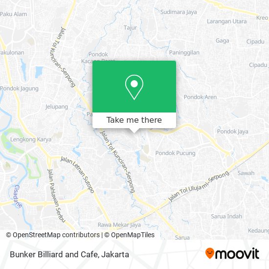 Bunker Billiard and Cafe map