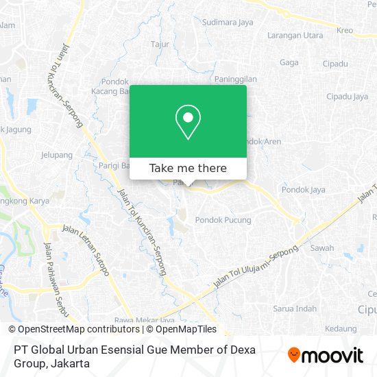 PT Global Urban Esensial Gue Member of Dexa Group map